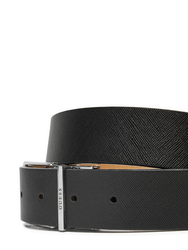 Guess Curea pentru Bărbați Guess Vezzola BMCMSE P4435 Negru