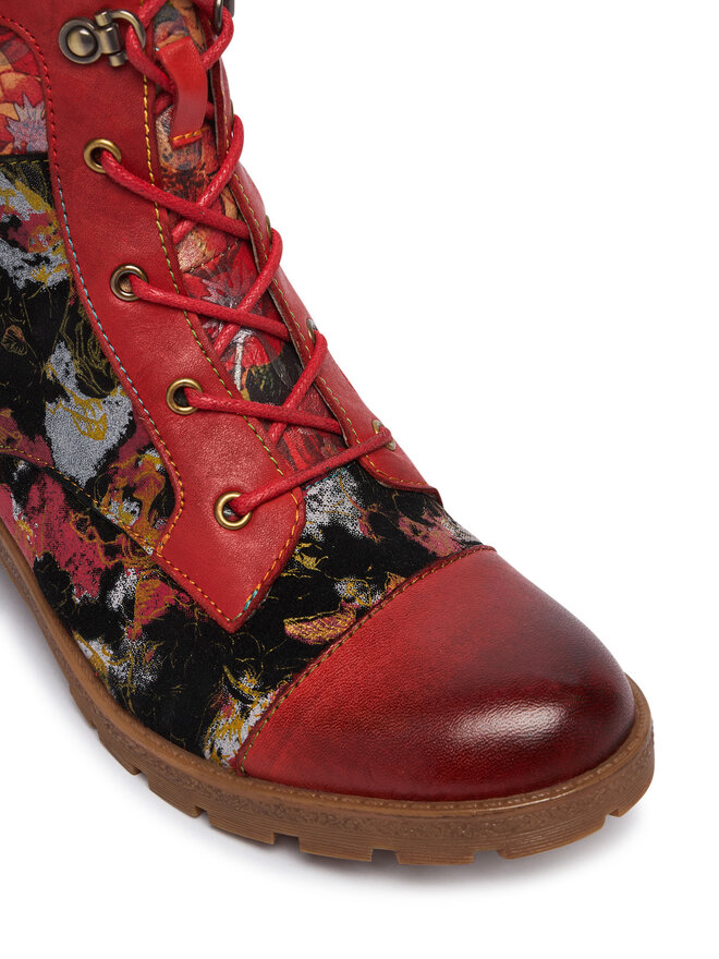 Laura Vita Schnürschuhe Laura Vita Cocrailo 86 Rot