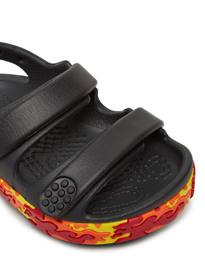Crocs Sandales Crocs Toddler Crocband™ Cruiser Flames 211269 Melns