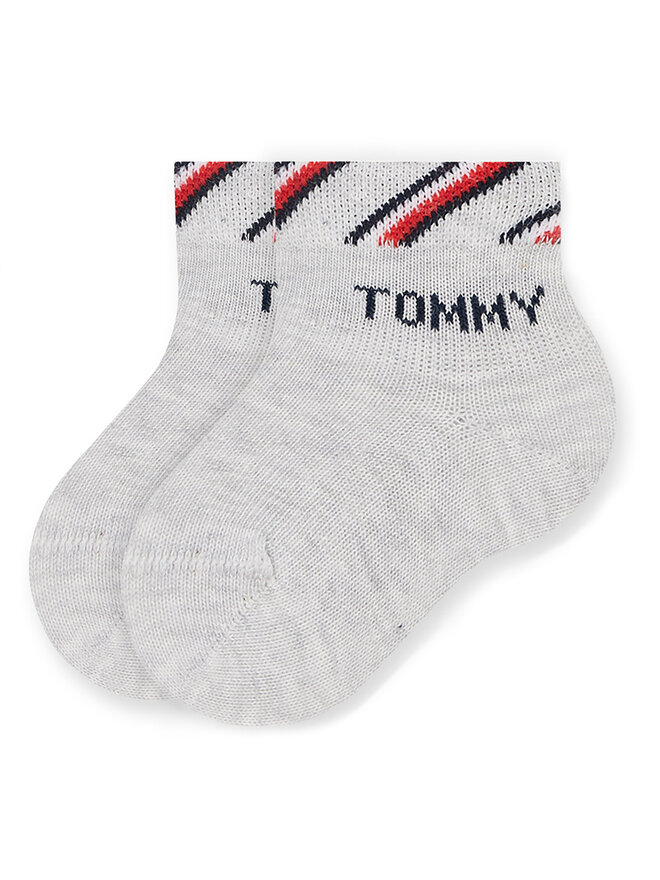 Tommy Hilfiger Комплект 3 чифта дълги чорапи детски Tommy Hilfiger 701220277 Розов