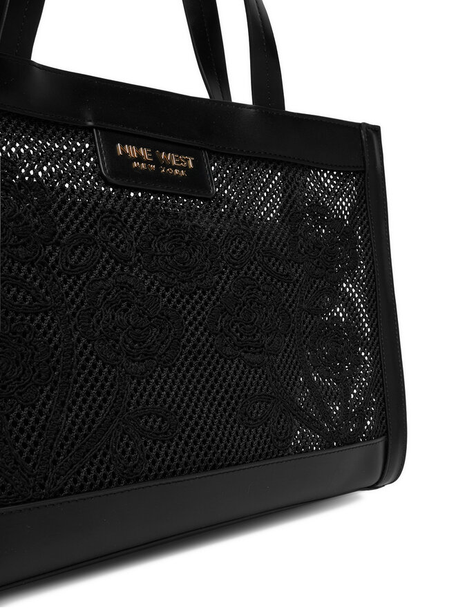 Nine West Handtasche Nine West CEO-Wall Street Glow-KY319 Schwarz