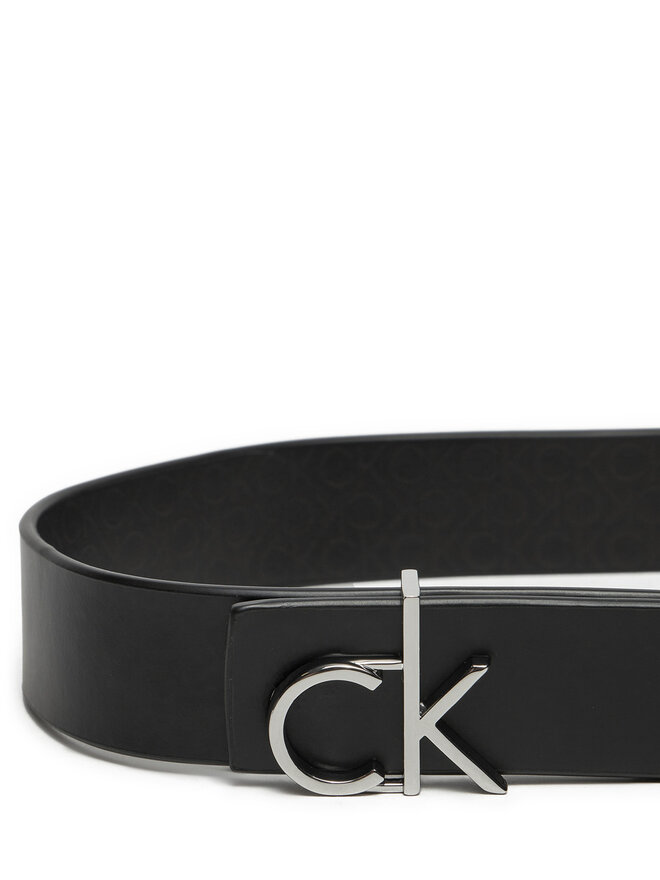 Calvin Klein Moteriškas Diržas Calvin Klein Ck Logo Reversible Belt 3.0 K60K613074 Juoda