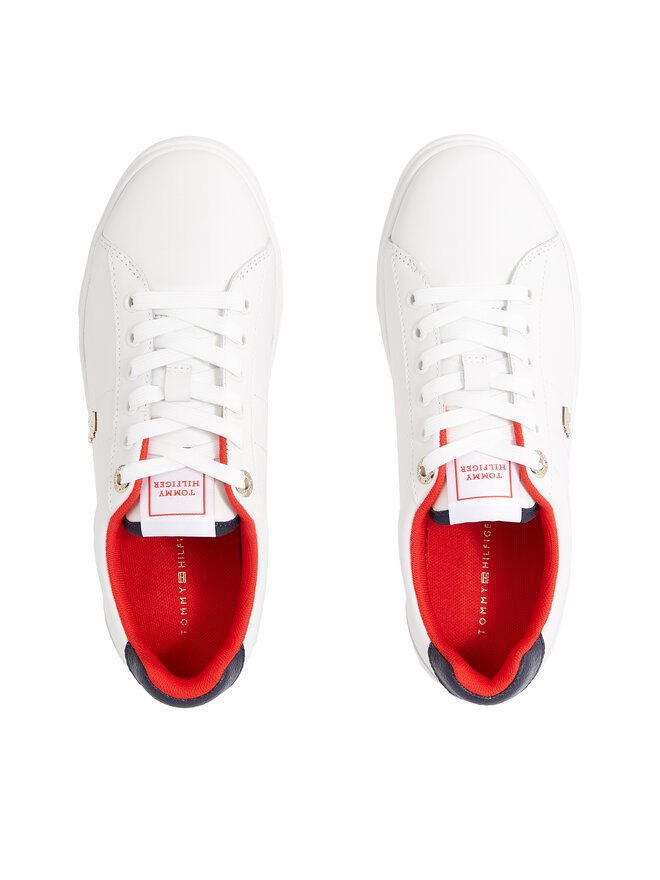 Tommy Hilfiger Sportcipők Tommy Hilfiger Essential Elevated Court Sneaker FW0FW07685 Ekru
