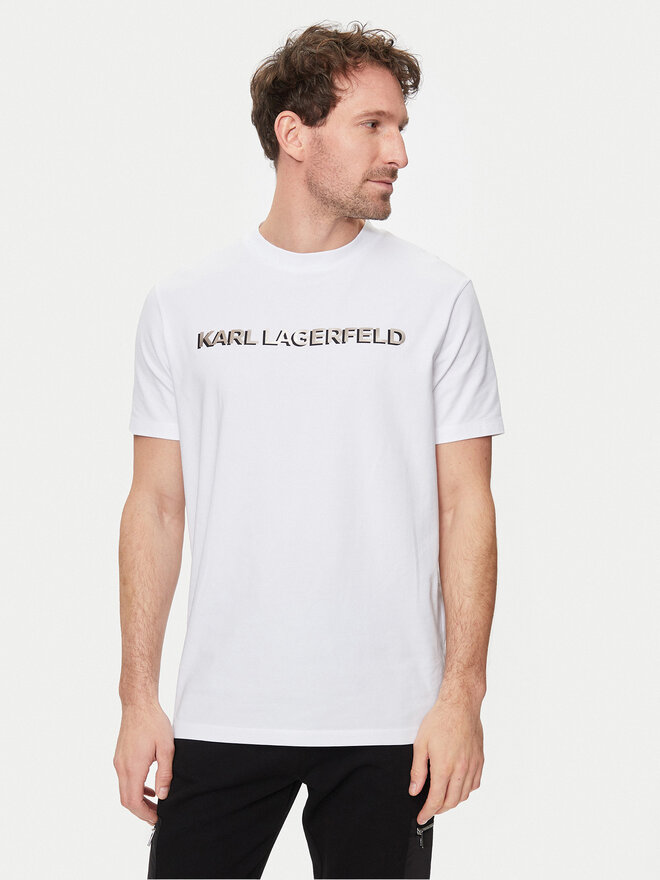 KARL LAGERFELD KARL LAGERFELD Camiseta 755053 542221 Blanco Regular Fit