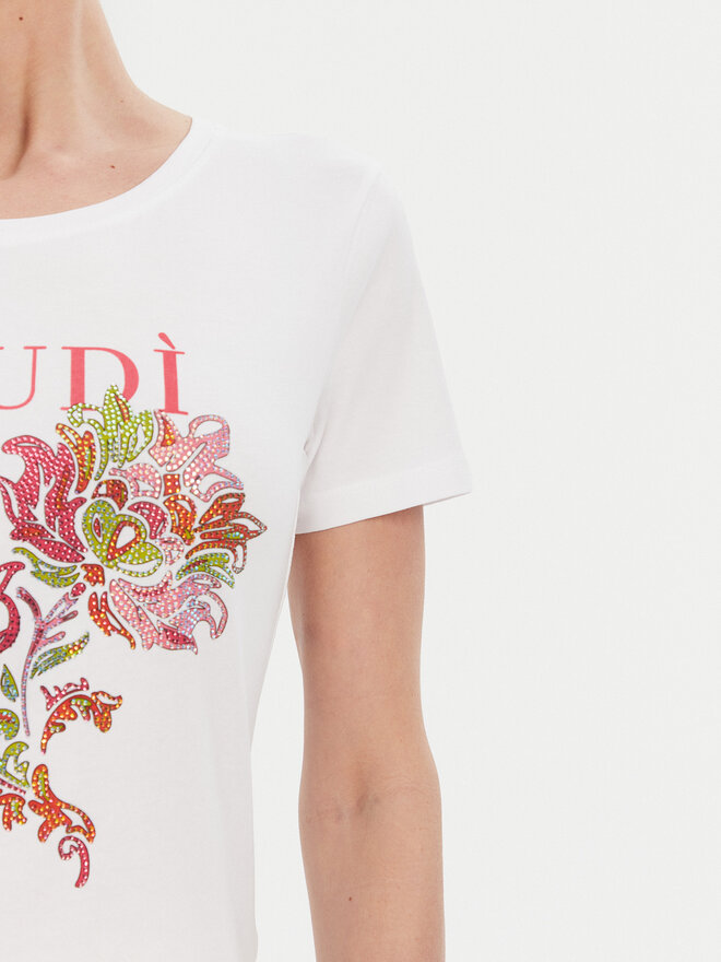Gaudi Gaudi Camiseta 511BD64036 Blanco Regular Fit