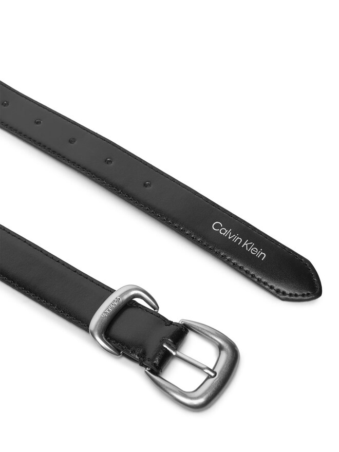 Calvin Klein Ζώνη Γυναικεία Calvin Klein Sarah 2 Piece Logo Buckle Belt 25Mm LV04K7012G Μαύρο