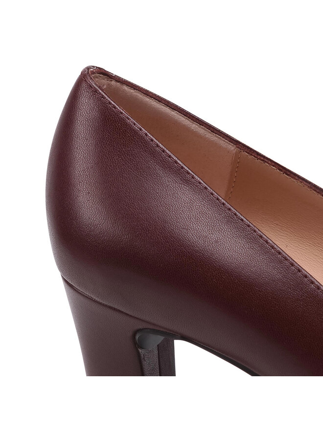 Unisa Halbschuhe Unisa Numer F21 Vu Dunkelrot