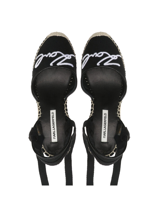 KARL LAGERFELD Еспадрили KARL LAGERFELD KL32223 Черен