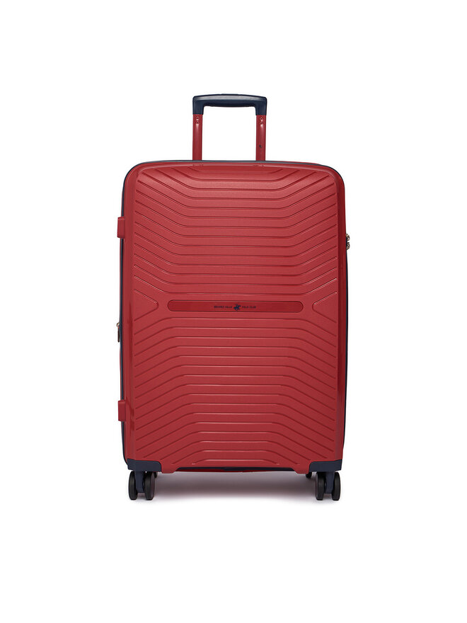 Beverly Hills Polo Club Mittlerer Koffer Beverly Hills Polo Club BHPC-WAL-006-M Rot
