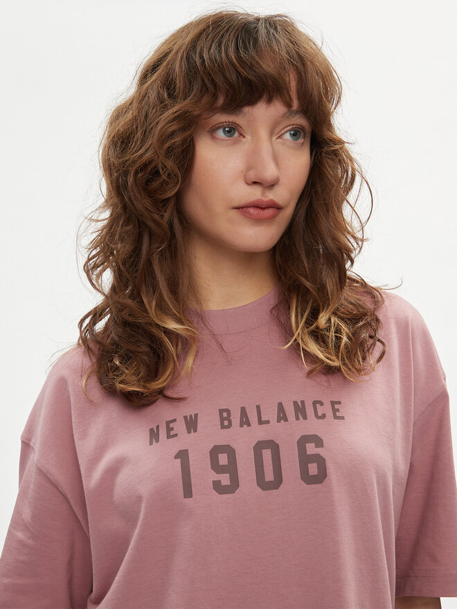 New Balance New Balance T-Shirt WT41519 Ροζ Oversize