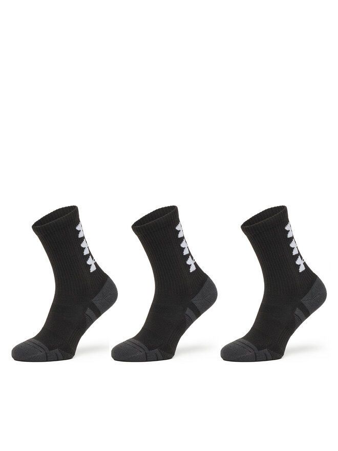 Under Armour Комплект 3 чифта дълги чорапи мъжки Under Armour UA Perform Tech 3p Crew 1379515 Черен