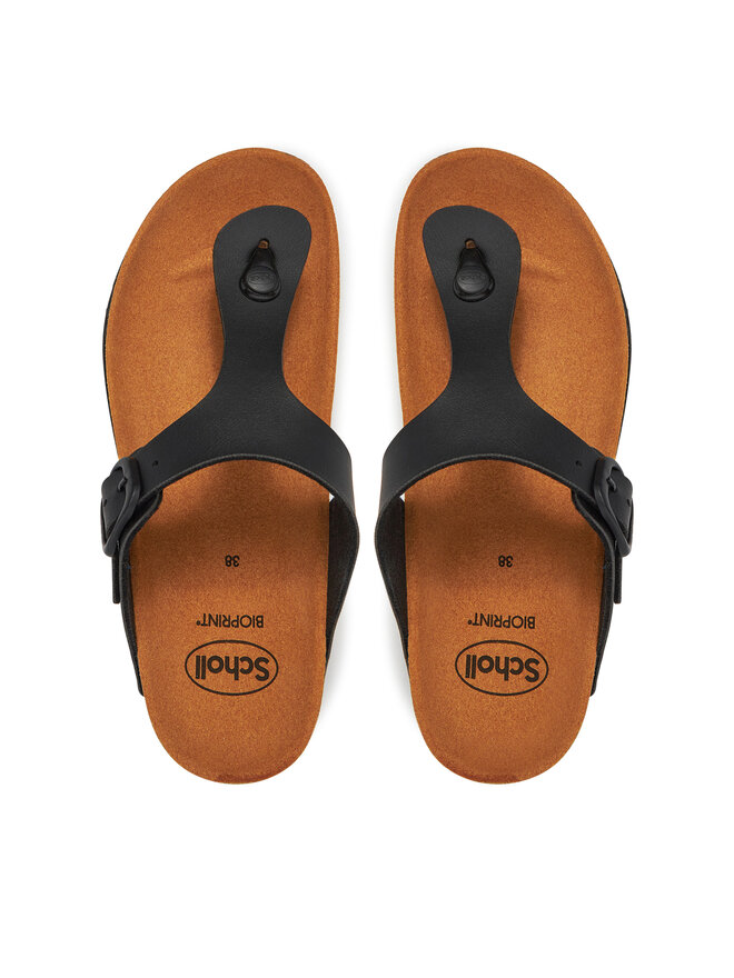 Scholl Σαγιονάρες Scholl Boa Vista Wide MF32000 Μαύρο