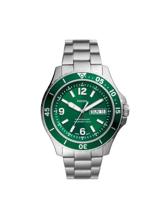 Fossil Uhr Fossil FB-02 FS5690 Silberfarben