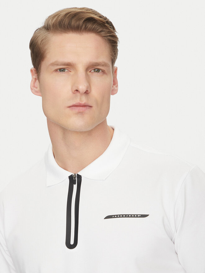 Jack&Jones Jack&Jones Poloshirt Fusion 12273127 Weiß Regular Fit