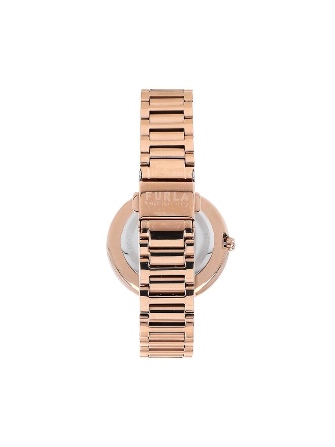 Furla Zegarek Furla Icon Shape WW00035-K21000-1G000-1-008-20-CN-W Różowe złoto