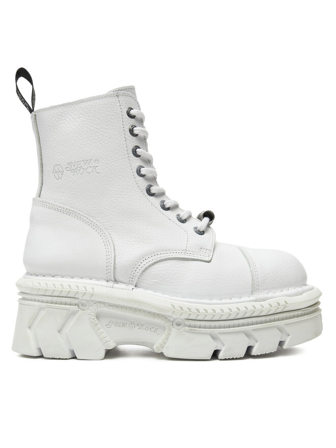 NEW ROCK Anfibi NEW ROCK M-MILI083CM-C56 Bianco