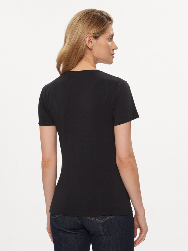 Guess Guess Marškinėliai O4RM09 KBBU1 Juoda Regular Fit
