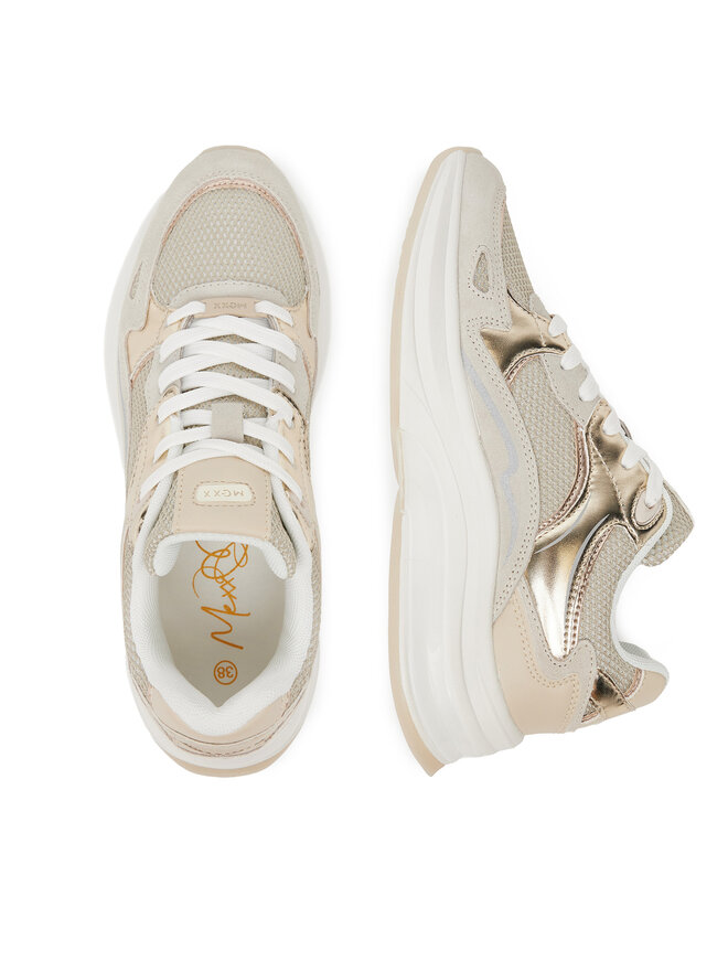 MEXX Sneakersy MEXX MI001013951W Złoty