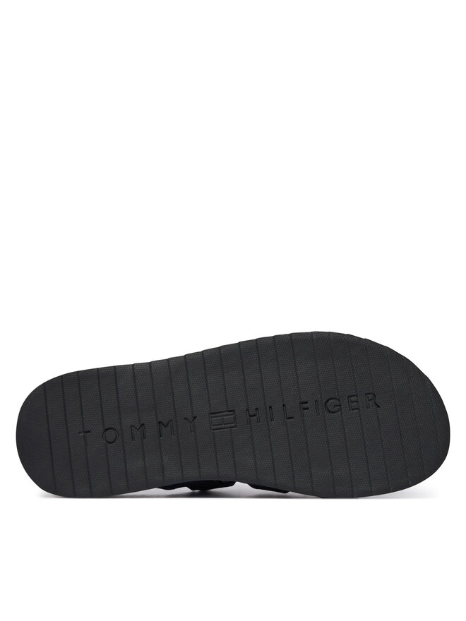 Tommy Hilfiger Pantoletten Tommy Hilfiger Adjustable Premium Suede FM0FM05774 Dunkelblau