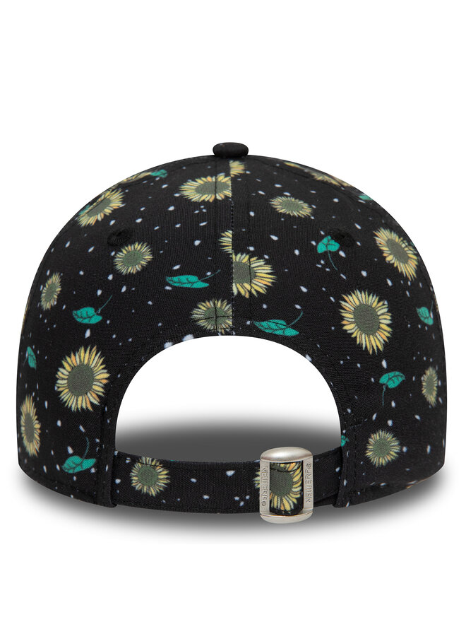 New Era Czapka z daszkiem New Era Kids Floral Aop 940 Ne 60503478 M Czarny