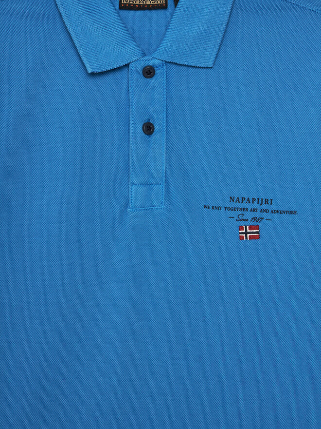 Napapijri Napapijri Poloshirt Elbas 5 NP0A4G4NB2W1 S Blau Regular Fit