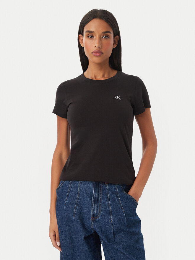 Calvin Klein Jeans Calvin Klein Jeans T-Shirt J20J212883 Schwarz Regular Fit