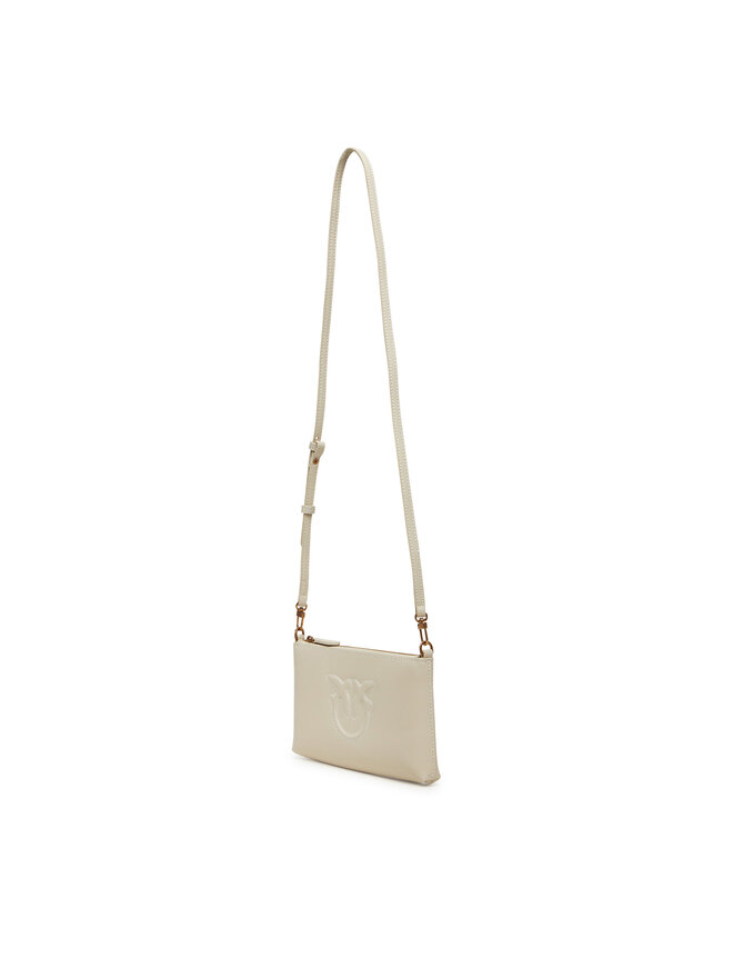 PINKO Handtasche PINKO Flat Horizontal Mini PE 25 PCPL 104277 A2AN Weiß