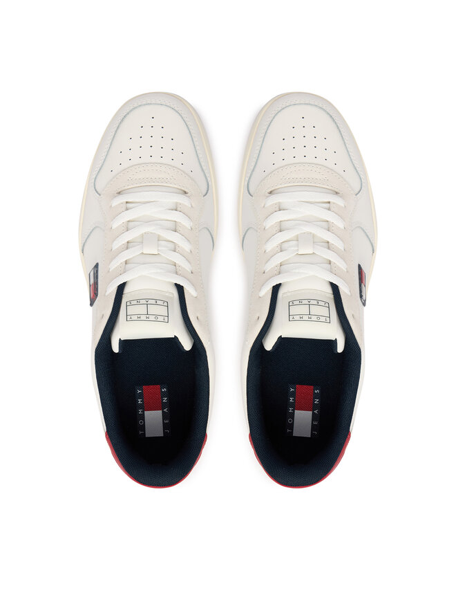 Tommy Jeans Sneakers Tommy Jeans Tjm Retro Basket EM0EM01681 Weiß
