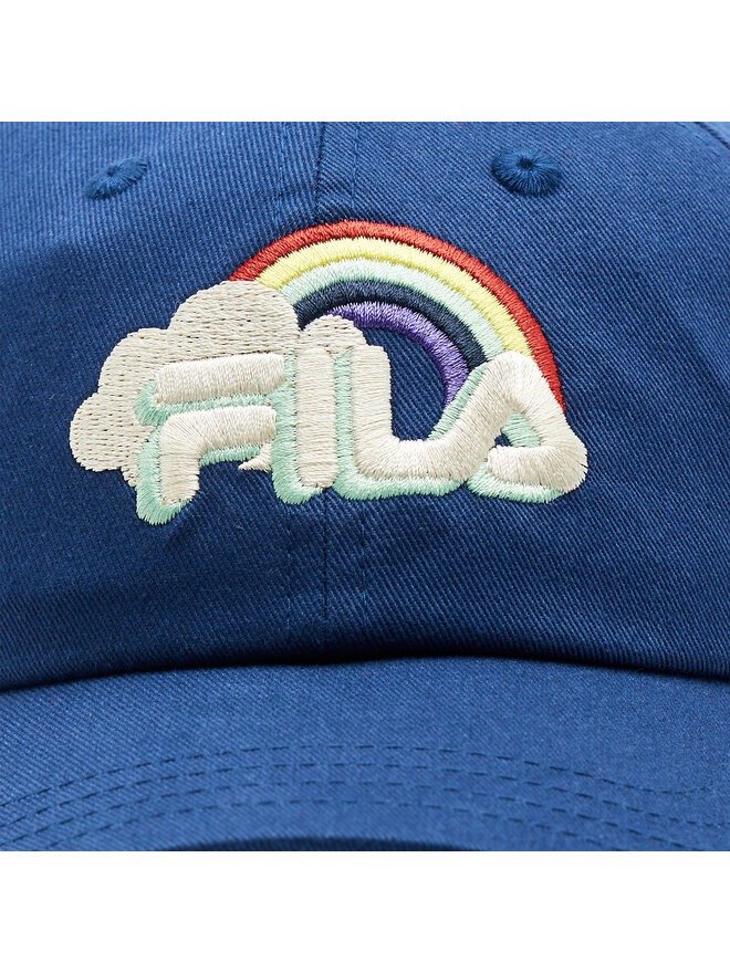 Fila Czapka z daszkiem Fila Butuan Rainbow Kid Dad Cap FCK0015 Granatowy