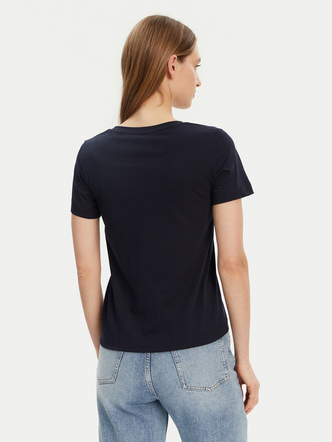 Gant Gant Marškinėliai Shield 4200750 Tamsiai mėlyna Regular Fit