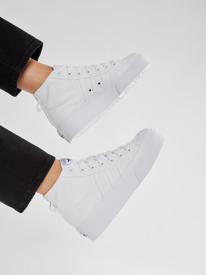 Sneakers adidas Nizza Platform Mid W FY2782 WeiB eschuhe