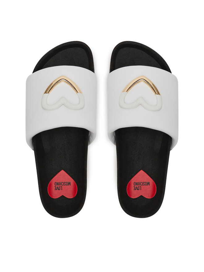 LOVE MOSCHINO Pantoletten LOVE MOSCHINO JA28283G1MIE0100 Weiß