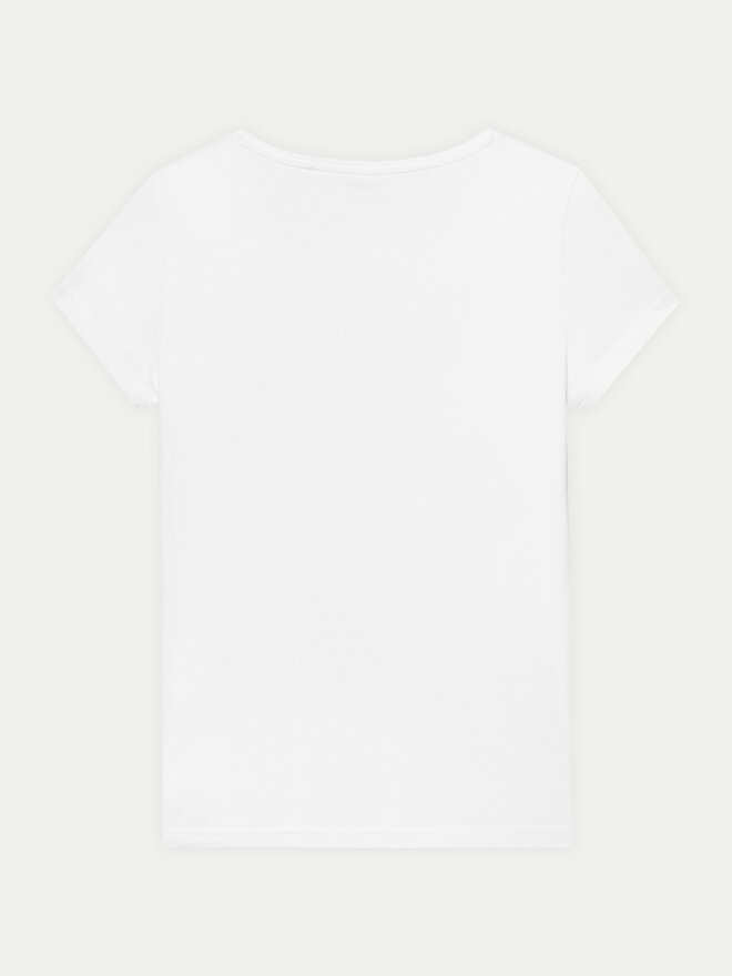 4F 4F Marškinėliai 4FWSS24TTSHF1161 Balta Slim Fit