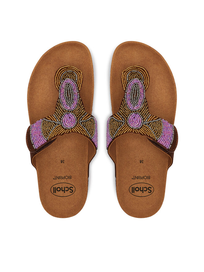 Scholl Flip-flops Scholl Tanisha MF31328 1011 Barna