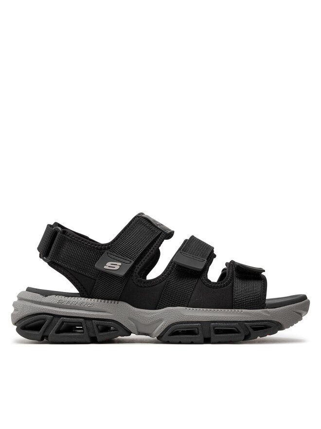 Skechers Sandały Skechers Atlan-Bodie 210444/BLK Czarny