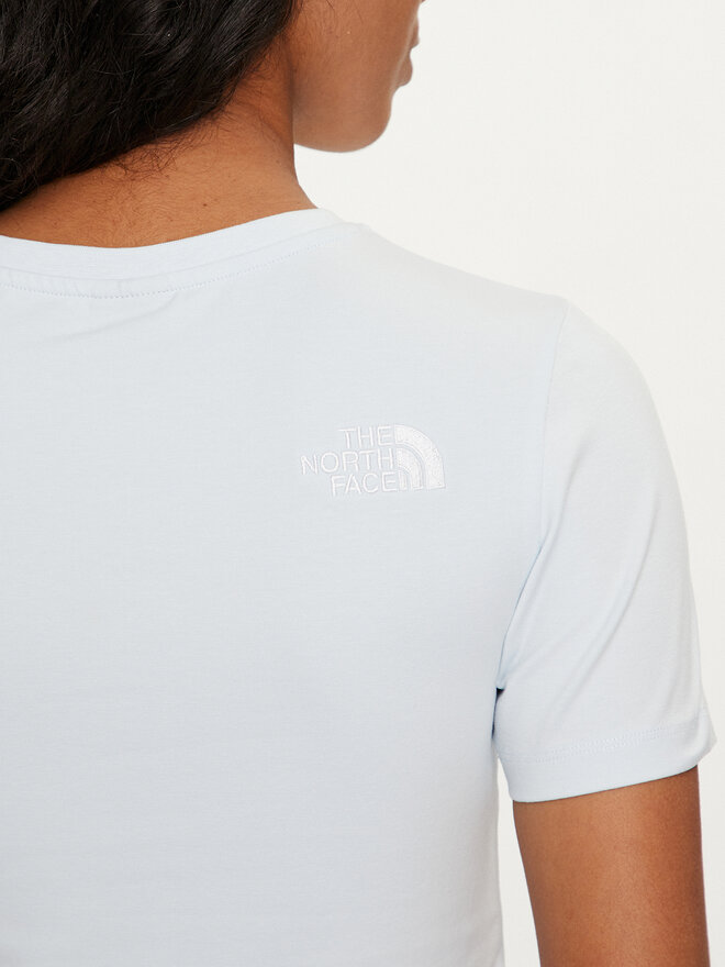 The North Face The North Face Marškinėliai NF0A55AO Žydra Cropped Fit