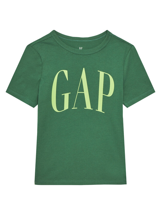 Gap Gap Marškinėliai 708411-00 Žalia Regular Fit