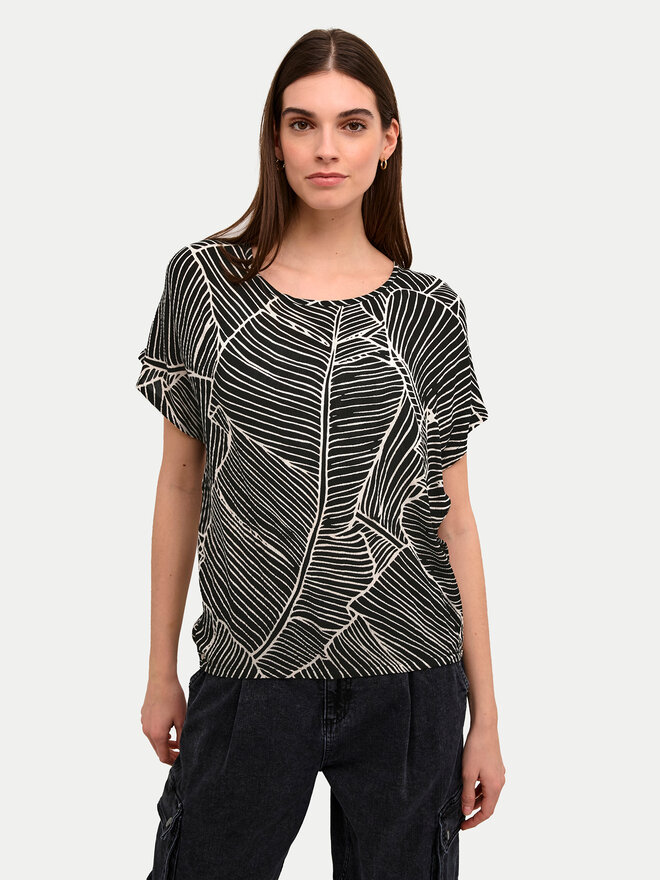 Kaffe Kaffe T-Shirt Amber 10508257 Μαύρο Relaxed Fit