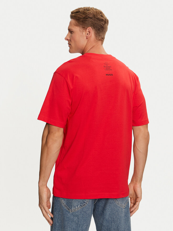 HUGO HUGO Футболка 50537986 Червоний Regular Fit