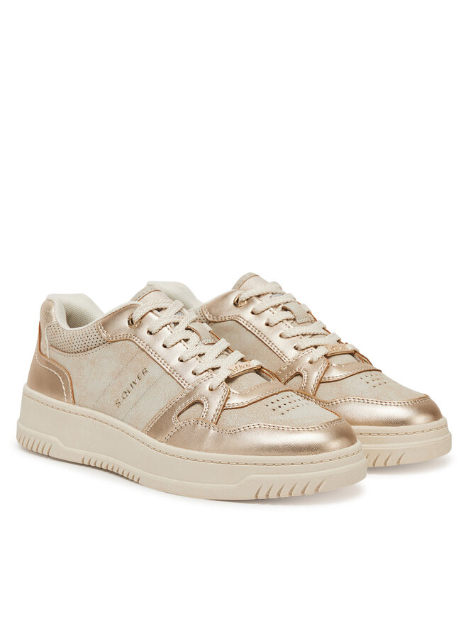 s.Oliver Sneakersy s.Oliver 5-23620-44 Złoty