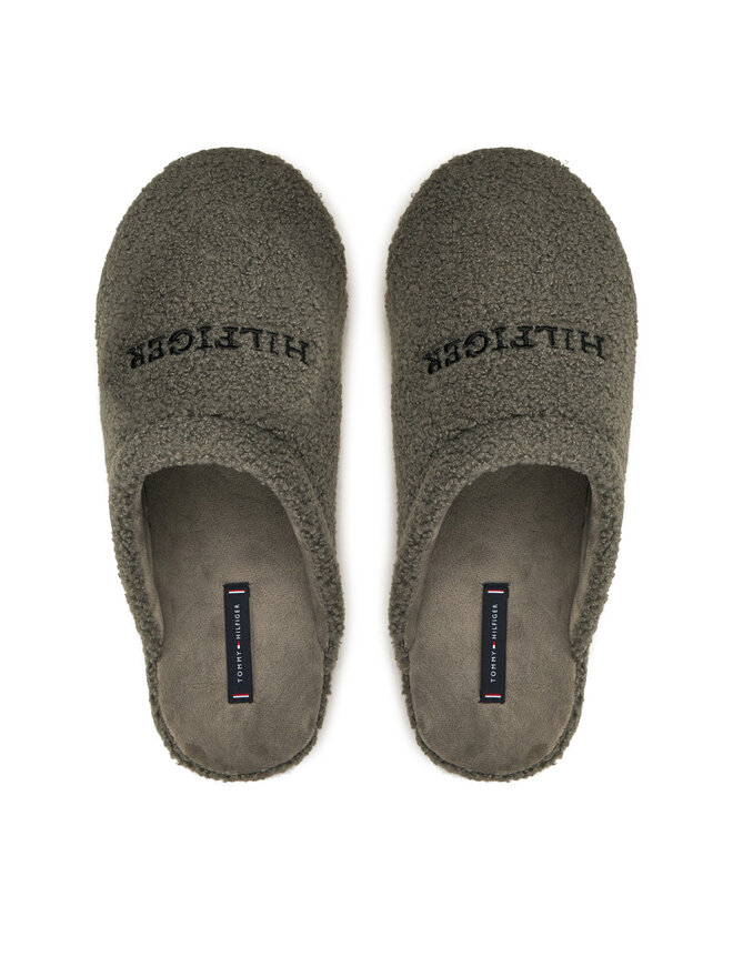 Tommy Hilfiger Pantuflas Tommy Hilfiger Warm Curly House Shoe FM0FM05226 Gris