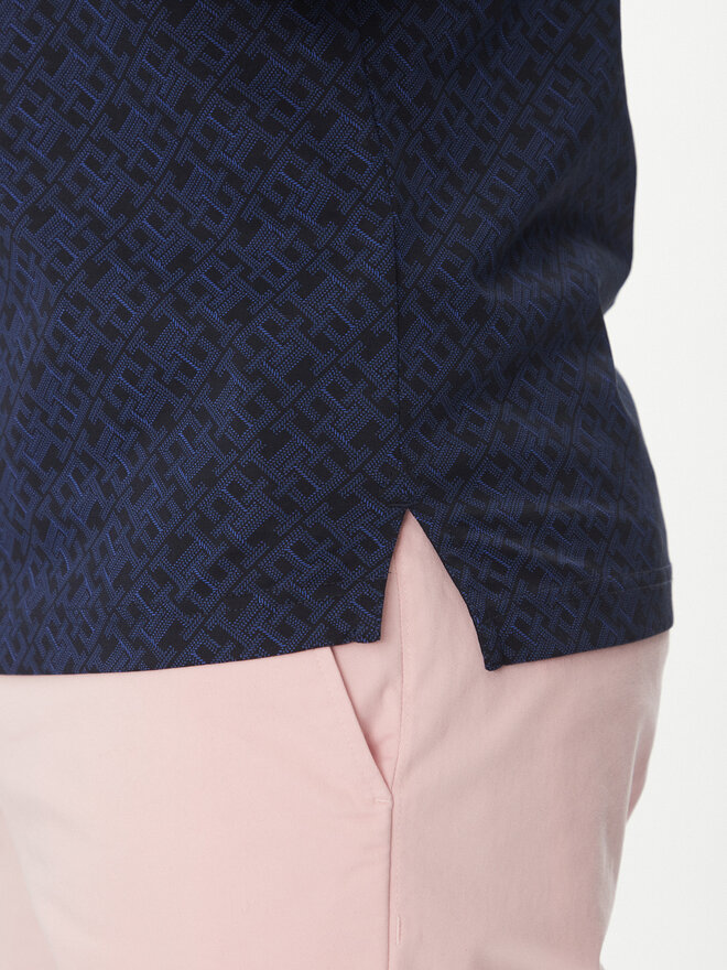 Tommy Hilfiger Tommy Hilfiger Pólóing Monogram MW0MW39218 Sötétkék Regular Fit
