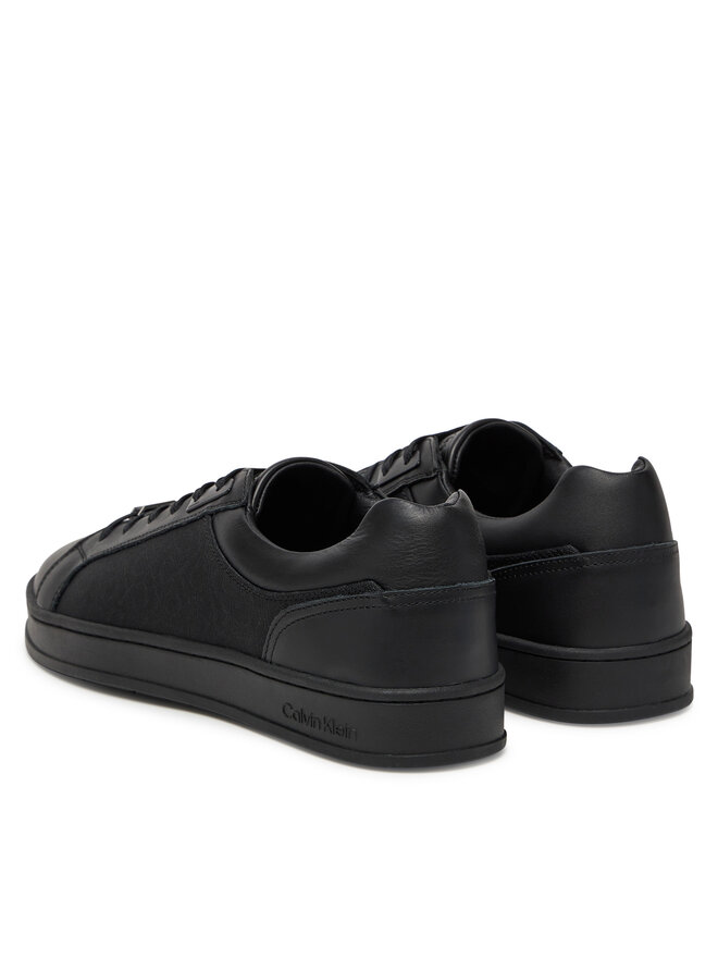 Calvin Klein Sneakersy Calvin Klein Low Top Lace Up Eyelet Jaq Mono HM0HM01815 Czarny