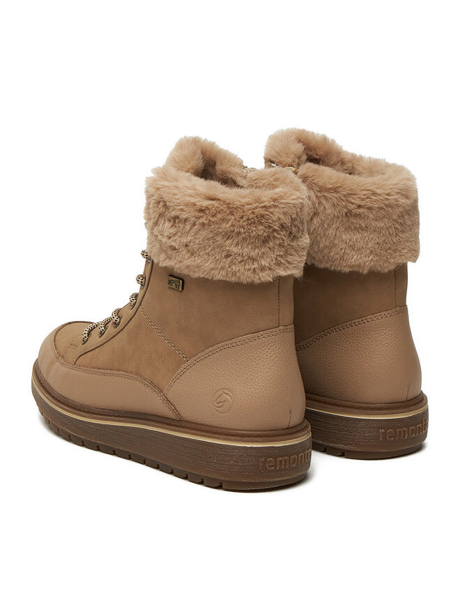 Remonte Botines planos Remonte CEO-D0U78-20 Beis