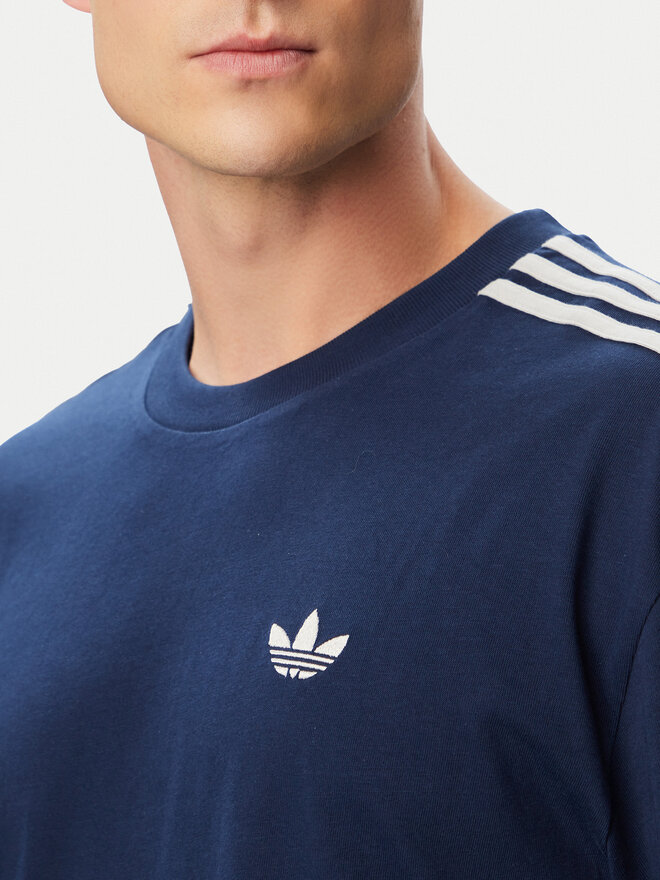 adidas adidas T-Shirt Adicolor 3-Stripes Oversized Tee KS7414 Dunkelblau Oversize