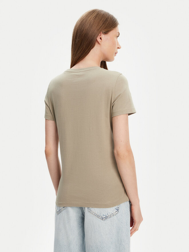 Guess Guess Marškinėliai W5YI40 I3Z14 Žalia Regular Fit