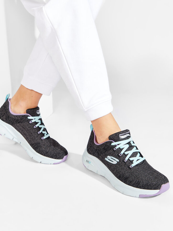 Skechers Sneakersy Skechers Skechers Arch Fit Comfy Wave Szary