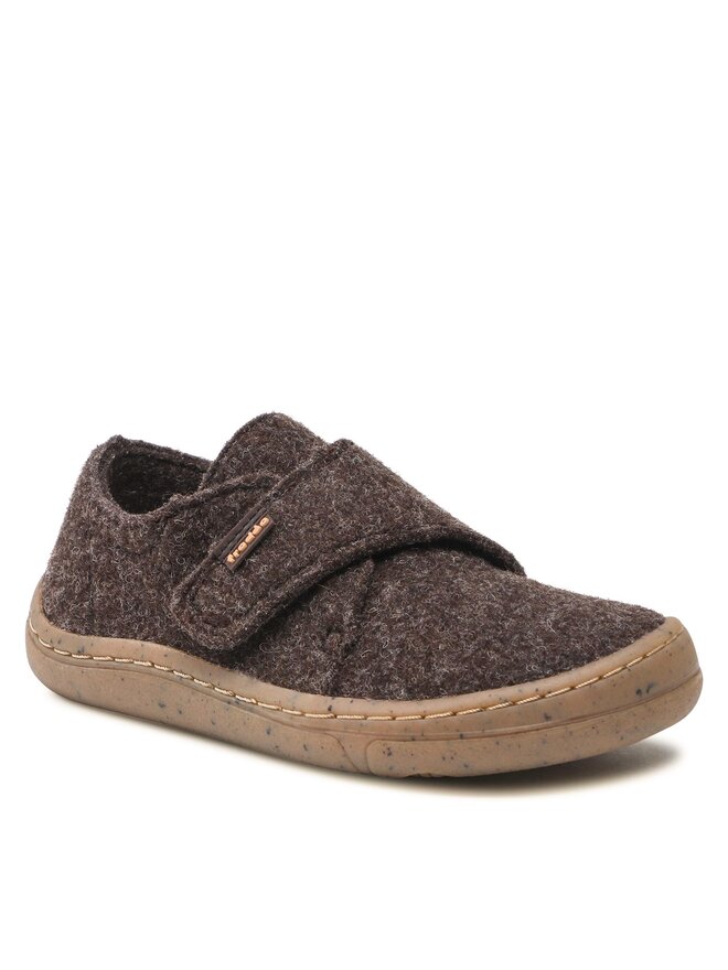 Froddo Hausschuhe Froddo Barefoot Wooly Slippers G1700341-3 Braun