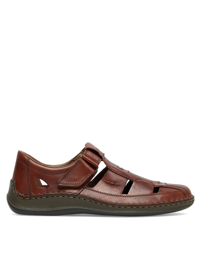 Sandały Rieker 05284-24 Brązowy | eobuwie.com.pl