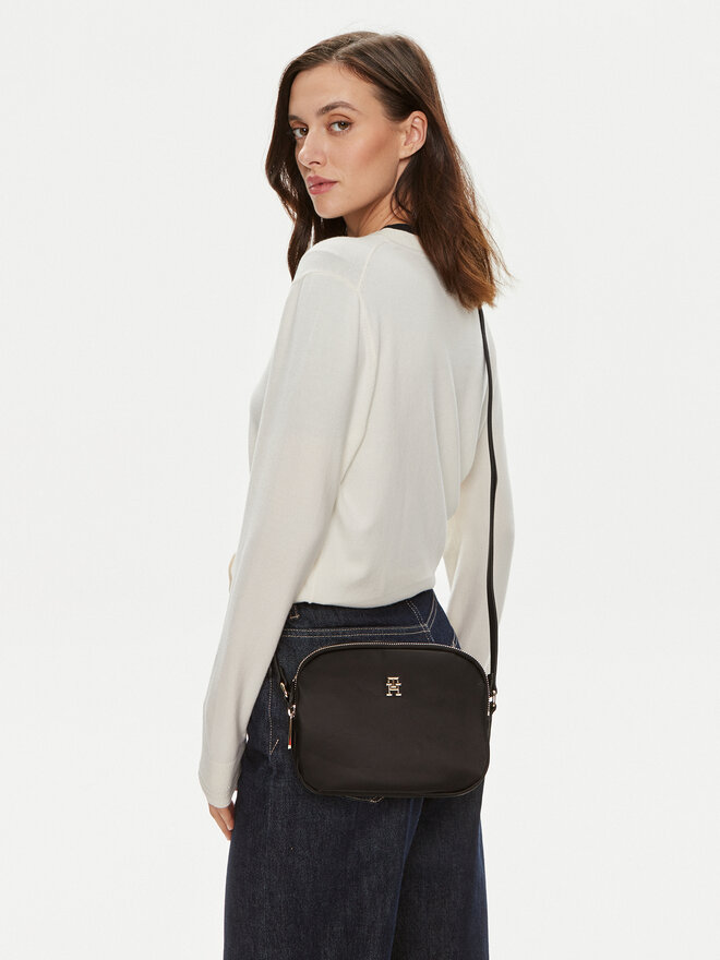Tommy Hilfiger Kabelka Tommy Hilfiger Poppy Th Crossover AW0AW15638 Černá
